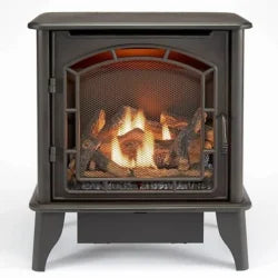 Bluegrass Living Panorama Vent Free Duals Fuel 3-Sided Gas Stove BTSD23RT.