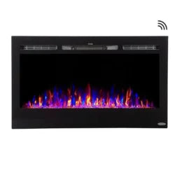 Touchstone Sideline 36-inch Electric Fireplaces.