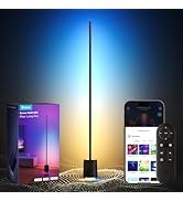Govee Floor Lamp 2, RGBIC, Warm Cool White LED, Compatible with SmartThings, Matter, Alexa, 1725lm, Music Sync, Scene Modes, Smart Floor Lamp for Living Room, Bedroom, Black
