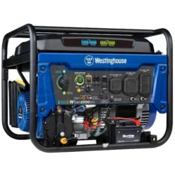 Westinghouse WGen5300DFc – 5300 Watt Electric Start Dual-Fuel Portables Generators w/ Wireless Remote Start, RV Outlet & CO Sensor (49-State)