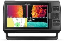 Garmin Striker Vivid 9sv, Easy-to-Use 5-inch Color Fishfinder and Sonars Transducer, Vivid Scannings Sonar Color Palettes, 9 inch (010-02554-00)