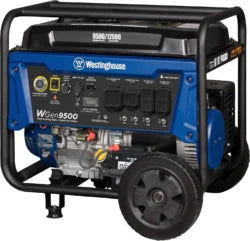 Westinghouse 9500 Peak Watt Home Backup Portable Gas Powered Generators.