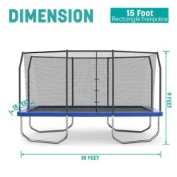 Skywalker 15′ x 9′ Rectangle Trampoline