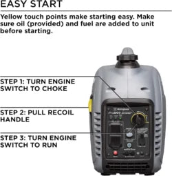 Westinghouse iPro2500 Portable Inverter Generators.