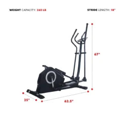 Sunny Health & Fitness Programmable Cardio Elliptical Trainers.