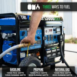 DuroMax 13,000 Watt Tri Fuel Portables HXT Generators XP13000HXT