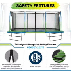 Upper Bounce Mega Trampoline 10′ X 17′