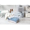 IRIS USA 40 QT Plastic Storage Box with Lid and Latches – 6 Pack – BPA-Free, See-Through Organizing Solution, Durable Nestable Stackable Containers, Secure Pull Handle – Clear