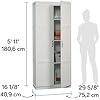 4+ 9 VIDEOS Sauder Select Storage Cabinet/ Pantry cabinets, White finish