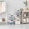 IRIS USA 40 QT Plastic Storage Box with Lid and Latches – 6 Pack – BPA-Free, See-Through Organizing Solution, Durable Nestable Stackable Containers, Secure Pull Handle – Clear
