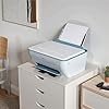 OLIXIS 7 Drawer Mobile File Cabinet Under Desk Storage Organization with Wheels Vertical Filing Chest Rolling Wood Small Desk Printer Stand for Home Office, 15.75″D x 18.74″W x 34.25″H, White