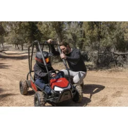 Coleman Powersports GK100 One-Seater Go Karts.