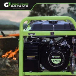 13,000W Dual Fuel Portable Generator, Powered by Gas or Propane, Electric Start, Home Backup & RV Readys.