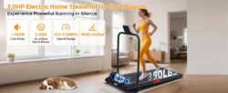 KASSADIN Walking Pad with Handle Bar, 2026 Upgrade Portable Small Treadmill with Handles for Home Small, 3.0HP Under Desk Walking Pad Treadmill with Incline, 0.6-7.6MPH, 350LBS