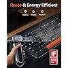 WOLFBOX MF100 Electric Air Duster-150000RPM Super Power Cordless Air Duster, Rechargeable Brushless Motor Durable Blower, 3-Gear Adjustable Dust Blower for Computer, Keyboard, Outdoor, House and Car