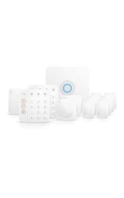 Ring Alarm 14-Piece Kit (newest model), Wireless smart home or business security system, expandable, easy setup, Mobile App Control, 24/7 Professional Monitoring, Alexa Compatible Visit the Ring Store