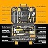 KOOPOOL 159 Piece Tool Set, Tool Box Kit for Mechanic and Car, General Household Home Tool Kit, Basic Tool Kit for Home Auto Repair, with Storage Case