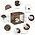 DWANTON Dog Crate Furniture with Cushion, Wooden Kennel Table with Double Doors, Indoor Dog House, Small/Medium/Large/Extra Large Size, 27.2″ L, Rustic Brown