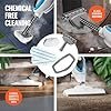 PurSteam 10-in-1 Steam Mop, Floor Steamer with Detachable Handheld Steam Cleaner for Tile, Hardwood Floors