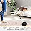 Fuller Brush 17032 Electrostatic Carpet & Floor Sweeper – 9″ Cleaning Path – Lightweight – Ideal for Crumby Messes – Works On Carpets & Hard Floor Surfaces – Purple