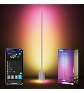 Govee Floor Lamp 2, RGBIC, Warm Cool White LED, Compatible with SmartThings, Matter, Alexa, 1725lm, Music Sync, Scene Modes, Smart Floor Lamp for Living Room, Bedroom, Black