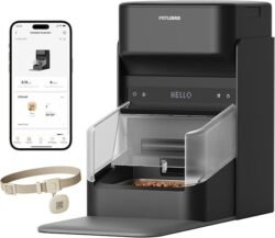 PETLIBRO RFID Automatic Cat Feeder, Collar Sensor for Personalized Meals, Cats Recognition, Diet Tracking and Anti-Stealing for Multi-Pets Homes and Different Diets, Wi-Fi Programmable Food Dispenser