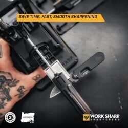 Work Sharp Precision Adjust Elite Knife Sharpener – Adjustable Knife Sharpening System – For Hunting, Serrated & Kitchen Knives
