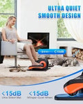 Putnen Under Desk Elliptical Machine, Electric Elliptical Leg Exerciser for Seniors with 12 Adjustable, Portable Quiet Elliptical Exercise Machine, Seated Pedal Exerciser with Remote Control