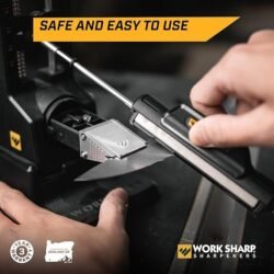 Work Sharp Precision Adjust Elite Knife Sharpener – Adjustable Knife Sharpening System – For Hunting, Serrated & Kitchen Knives