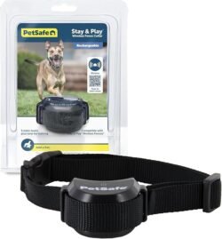 PetSafe Stay & Play Wireless Fence Receive Collar – Rechargeable and Waterproof Receiver Collar with Quick Charge in 2-3 Hours – for Dogs 5lb+