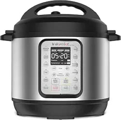 Instant Pot Duo Plus 9-in-1 Multicooker, Pressure Cooker, Slow Cook, Rice Maker, Steamer, Sauté, Yogurt, Warmer & Sterilizer, Includes App with Over 800 Recipes, Stainless Steel, 6 Quarts