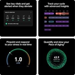 WHOOP 5.0/MG Activity Tracker – 12 Month Membership – Health and Fitness Wearable – 24/7 Activity and Sleep Tracker, Personalized Coaching, Menstrual Cycle Insights – 14+ Days Battery Life