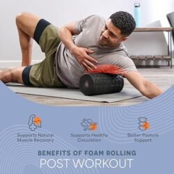 LifePro 4 Speed Vibrating Foam Roller for Physical Therapy & Exercise – High-Intensity Vibrating Roller for Muscle Recovery & Pliability Training – Back Roller for Deep & Gentle Trigger Point Therapy