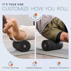 LifePro 4 Speed Vibrating Foam Roller for Physical Therapy & Exercise – High-Intensity Vibrating Roller for Muscle Recovery & Pliability Training – Back Roller for Deep & Gentle Trigger Point Therapy