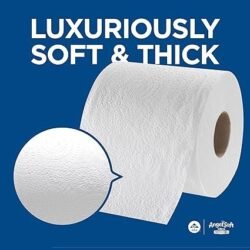Georgia-Pacific Angel Soft Ultra Professional Series 2-Ply Embossed Toilet Paper by GP PRO (Georgia-Pacific), 16560, Paper, 60 Count (Pack of 1), White 24000 sheets per case