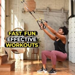 TRX GO Suspension Trainer, At Home, Portable Gym Workout, For Strength Training, Full Body Exercise Equipment