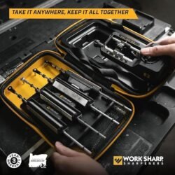 Work Sharp Precision Adjust Elite Knife Sharpener – Adjustable Knife Sharpening System – For Hunting, Serrated & Kitchen Knives