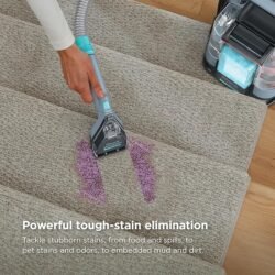 Shark StainStriker Portable Carpet Upholstery & Area Rug Cleaner, Stain & Odor Remover, Perfect for Car Interiors, Nordic Blue, PX202BRN