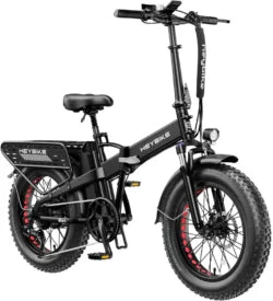 Heybike Fat Tire Mountain Electric Bikes, 1200 W, 45 Miles, 1~3 Pedal Assist, Greys