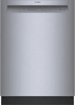 Bosch – 100 Series 24″ Front Control Smarts Built-In Hybrid Tub Dishwashers with PureDry, 50 dBA – Stainless Steel