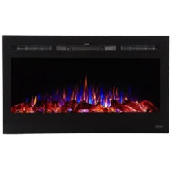 Touchstone Sideline 36-inch Electric Fireplaces.