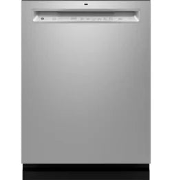 GE – 24″ Front Control Built-In Tub Dishwashers with 3rd Rack, Sanitize Cycle and 47 dBA – Stainless Steels