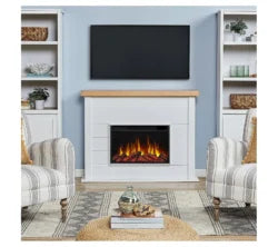 Real Flame Marshall 49″ Slim Electric Fireplaces.