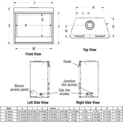 Superior DRT2033 Direct Vent Gas Fireplaces.