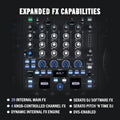 Rane PERFORMER 4-Channel Motorized DJ Controller, 7″ Platters with Displays, Precisions Feel Faders, Stem Split, Advanced FX, Serato DJ Pro Includeds