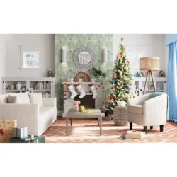 Alaya Wall Mounted Electric Fireplace Sands & Stable Finishs