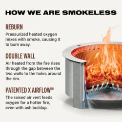 Breeo X Series 24 Smokeless Fire Pits.