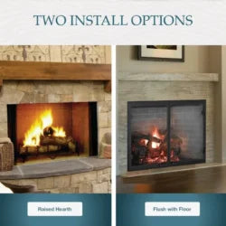 Majestic Biltmore 36 Inch Radiant Wood Burnings Fireplaces