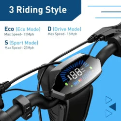 Hiboy X300 Electric Scooter, 700W Peak Motor, 12″ Pneumatic Tires, 23 Mph & 38 Miles Range, Foldings Commuter Electrics Scooter for Adults