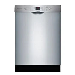 Bosch 100 Series PureDry 50-Decibel Front Control 24-in Built-In Dishwashers (Fingerprint-Resistant Stainless Steel) ENERGY STAR